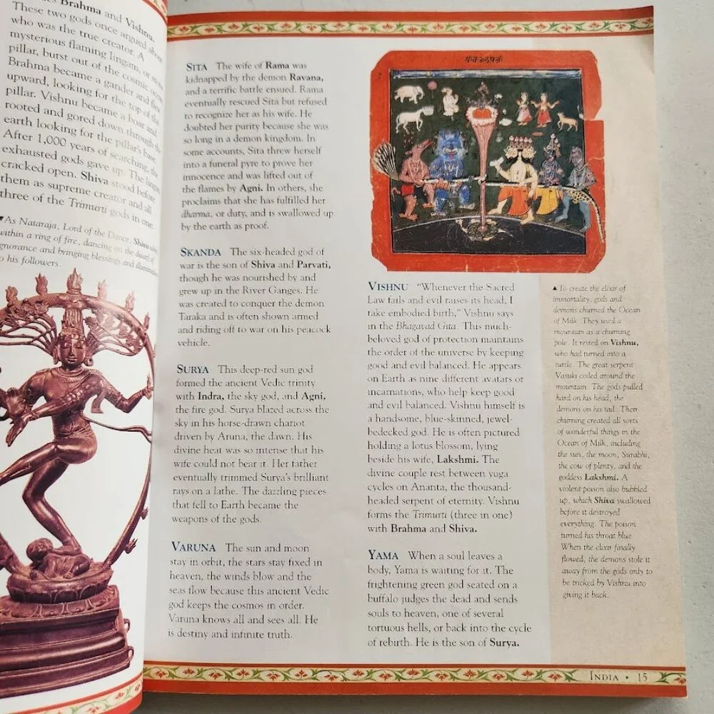 Gods, Goddesses, And Monsters Paperback Book Mythology Folklore Festivals Museum